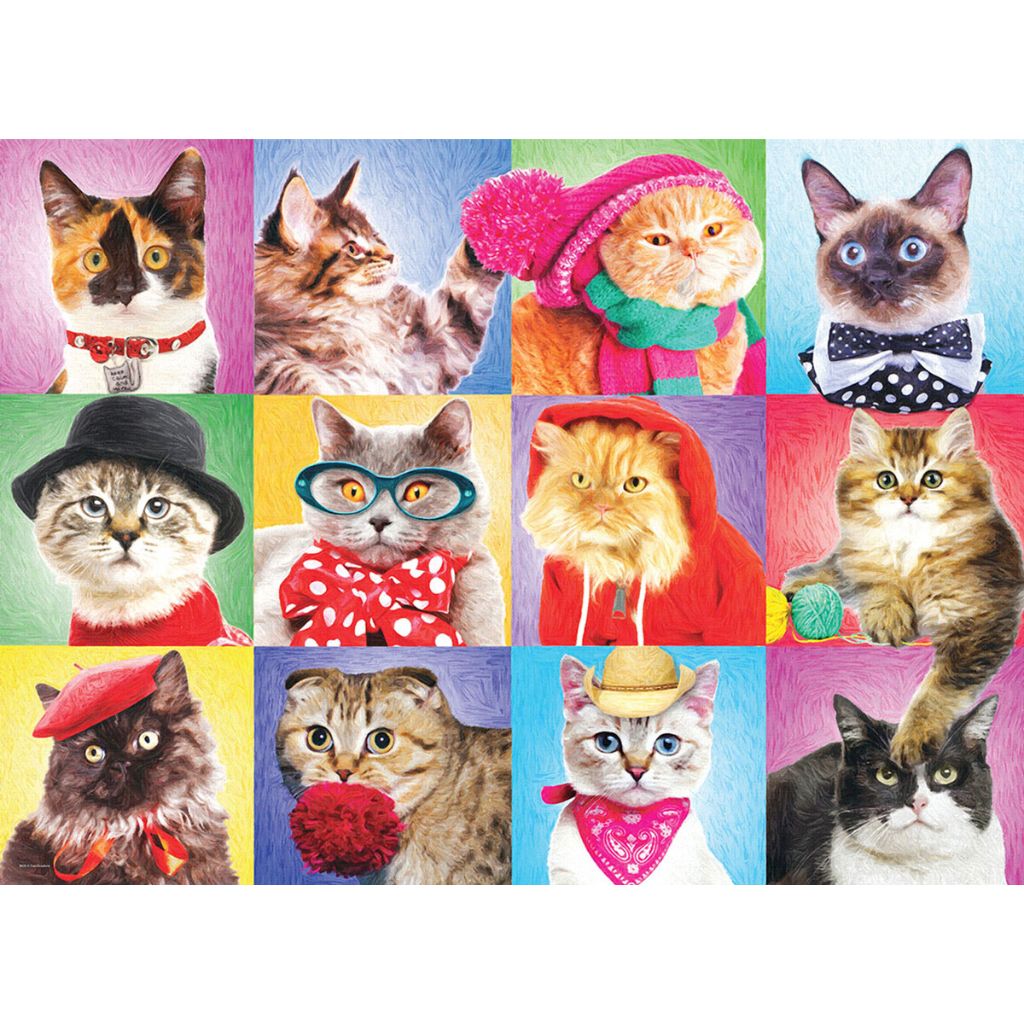 Eurographics Puzzles - Puzzle Silly Cats