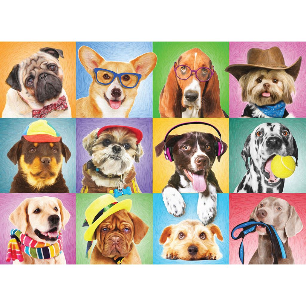 Eurographics Puzzles - Puzzle Silly Dogs
