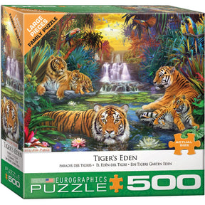 Eurographics Puzzles - Puzzle Tiger's Eden