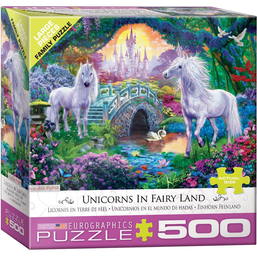 Eurographics Puzzles - Puzzle Unicorn in Fairy Land