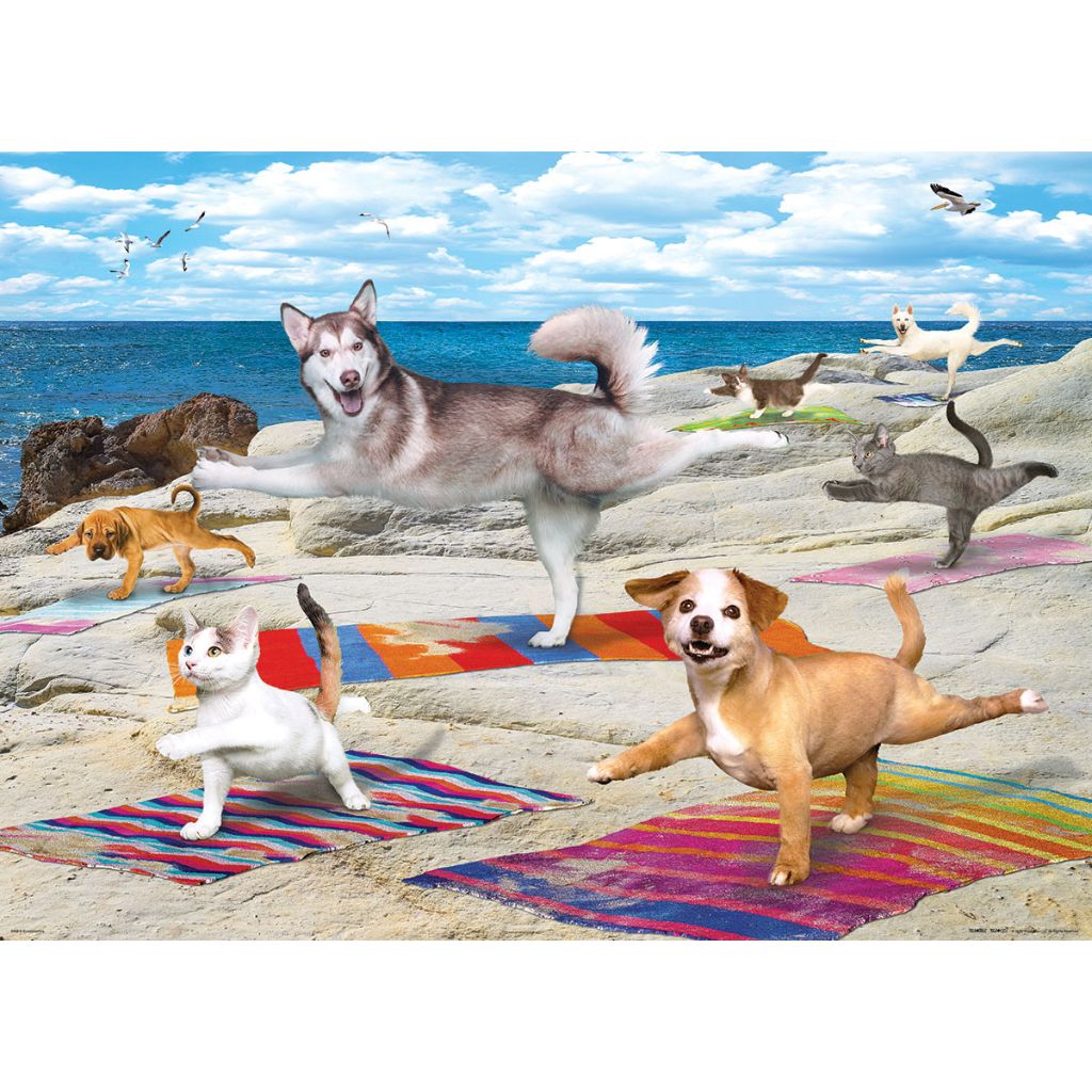 Eurographics Puzzles - Puzzle Yoga Beach