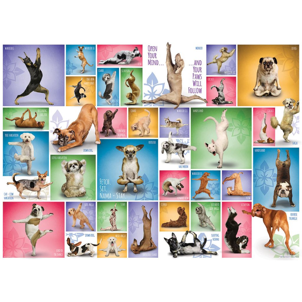 Eurographics Puzzles - Puzzle Yoga Dogs