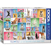 Eurographics Puzzles - Puzzle Yoga Dogs