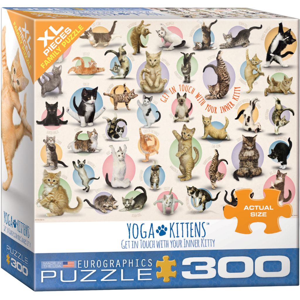 Eurographics Puzzles - Puzzle Yoga Kittens