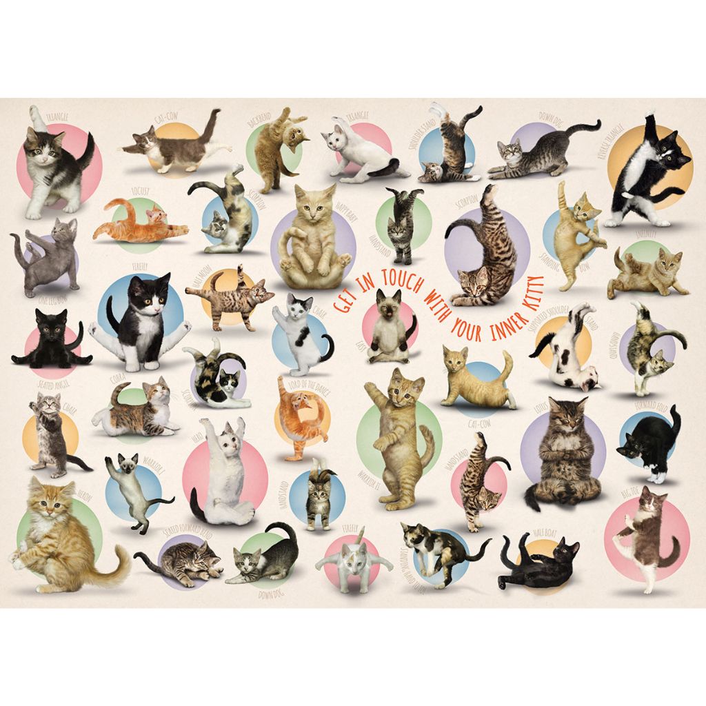 Eurographics Puzzles - Puzzle Yoga Kittens