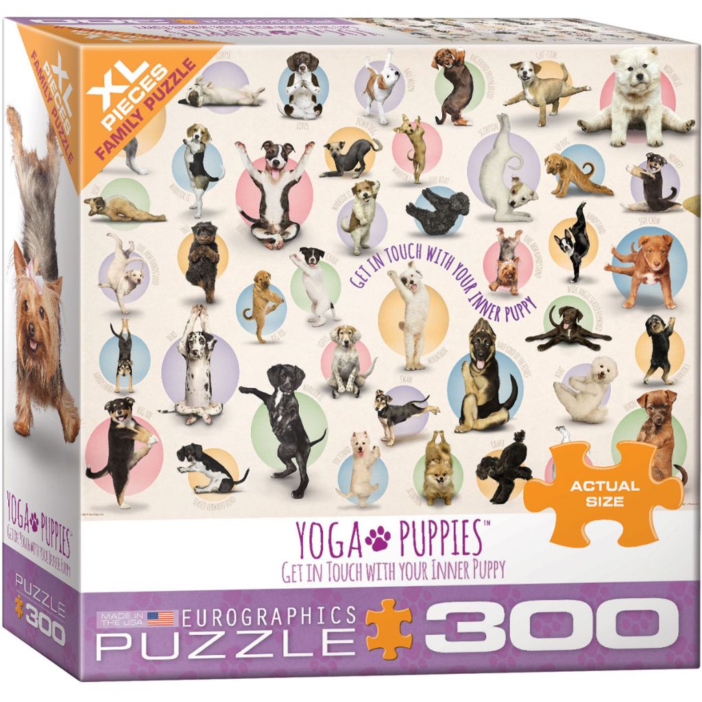 Eurographics Puzzles - Puzzle Yoga Puppies