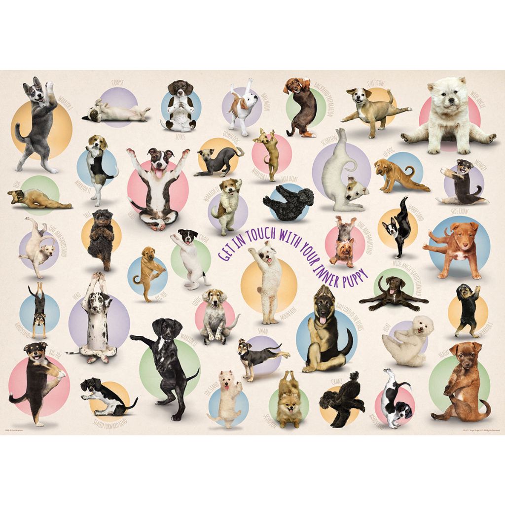Eurographics Puzzles - Puzzle Yoga Puppies