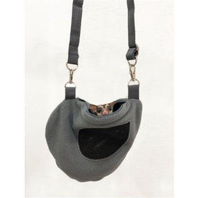 Exotic Nutrition - Carry Pouch for Small Animals Teardrop Shape Black - Southern Agriculture 
