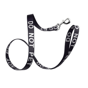DogLine - Leash Nylon Reflective "DO NOT PET"