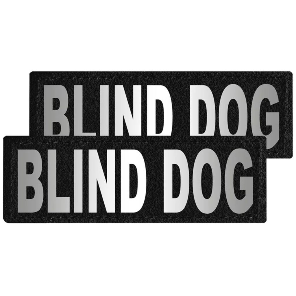 DogLine - Patches Velcro - BLIND DOG - 2 Pack