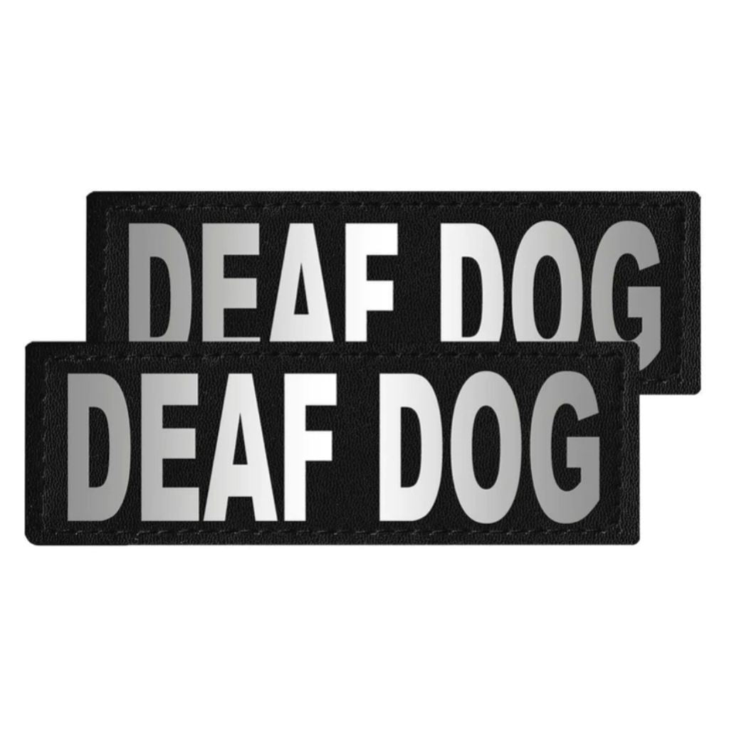 DogLine - Patches Velcro - DEAF DOG- 2 Pack