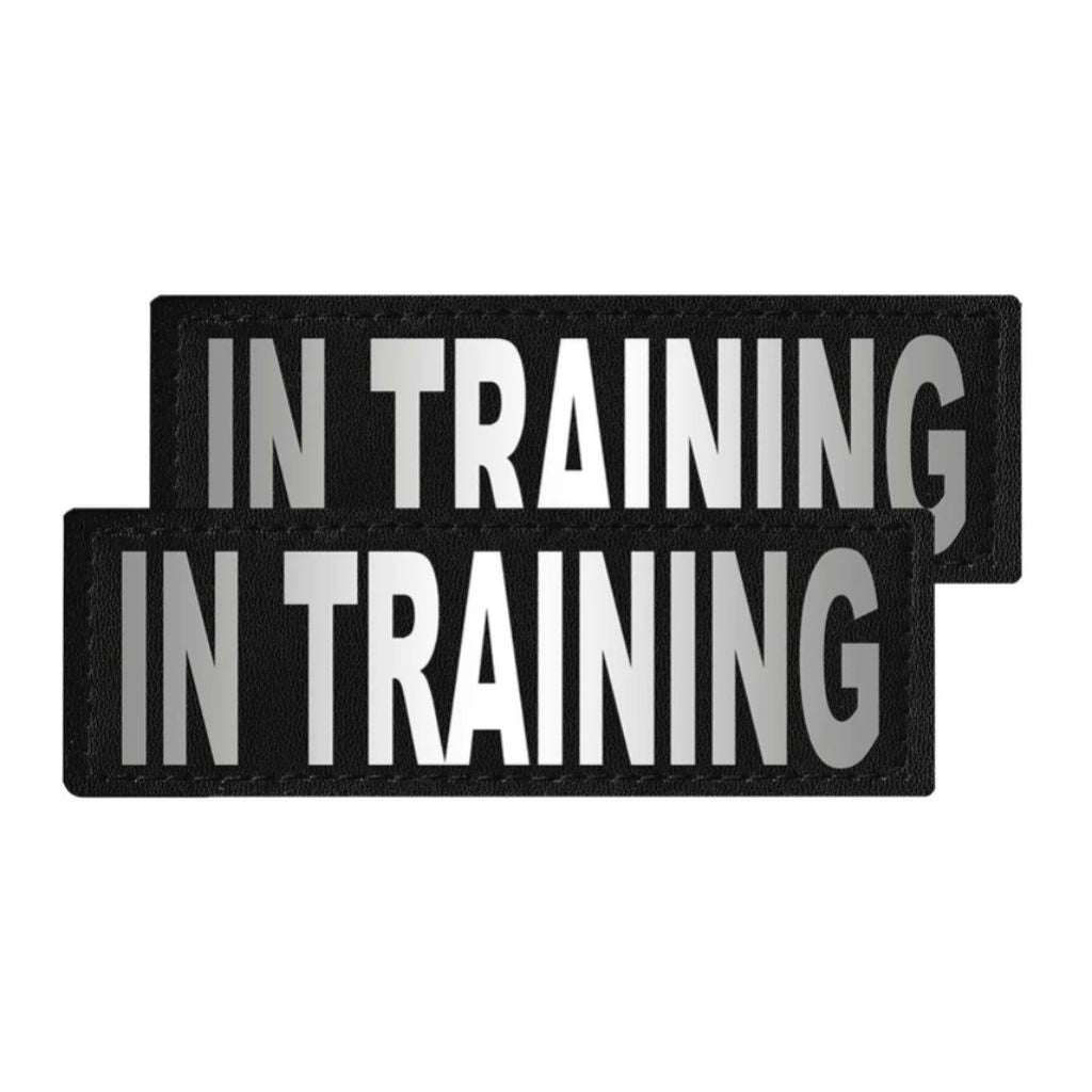 DogLine - Patches Velcro - IN TRAINING- 2 Pack