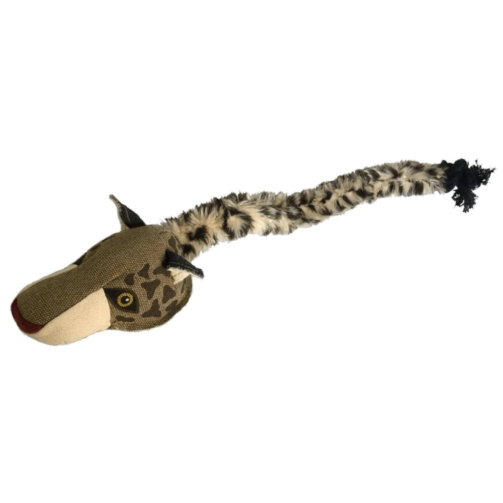 DogLine - Safari Leopard Face With Ball & Rope Inside