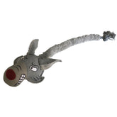 DogLine - Safari Wolf Face With Ball & Rope Inside
