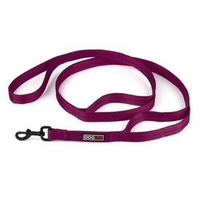 DogLine - Leash Nylon Double Thick Multi Hidden Handles 1" x 6'