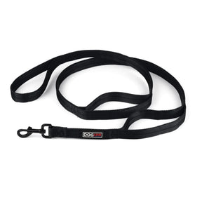 DogLine - Leash Nylon Double Thick Multi Hidden Handles 1" x 6'