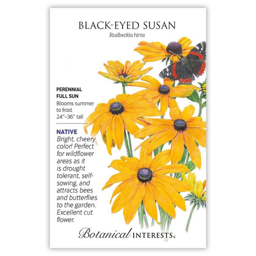Botanical Interests, Inc. - Black-Eyed Susan Seeds - Southern Agriculture 