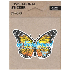 Kerusso - Sticker Inspirational - Butterfly Be Transformed