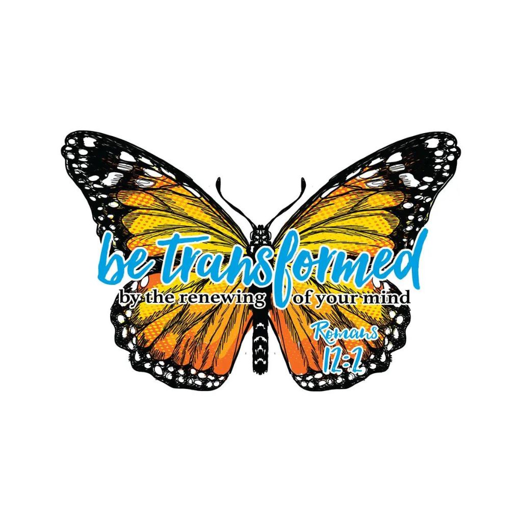 Kerusso - Sticker Inspirational - Butterfly Be Transformed