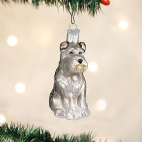 Old World Christmas - Grey Schnauzer Ornament