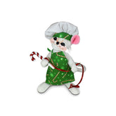 Annalee Dolls -  Candy Cane Stripes Chef Mouse