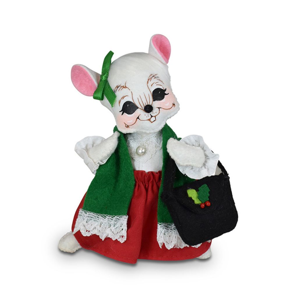 Annalee Dolls -  Mouse Shopping Girl