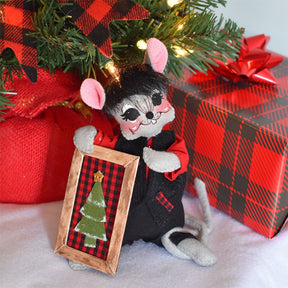 Annalee Dolls - Winter Woods Art Mouse
