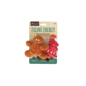 P.L.A.Y Pet Lifestyle And You - Feline Frenzy Meowy Christmas - Gingerbread Man & Print Tree