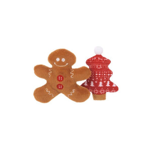 P.L.A.Y Pet Lifestyle And You - Feline Frenzy Meowy Christmas - Gingerbread Man & Print Tree