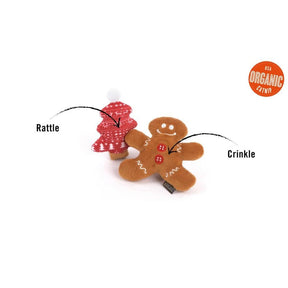 P.L.A.Y Pet Lifestyle And You - Feline Frenzy Meowy Christmas - Gingerbread Man & Print Tree