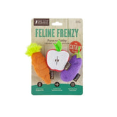 P.L.A.Y Pet Lifestyle And You - Feline Frenzy Farm To Tabby - Carrot, Half Apple & Eggplant