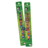 Leather Brothers - Cat Collar Nylon Stripes Multi Color and Bell
