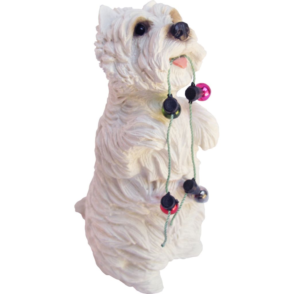Sandicast - Ornament Westie Sitting Pretty