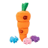 ZippyPaws - Burrow Easter Carrot w/ 3 Bunnies - Southern Agriculture 