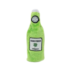 ZippyPaws - St Patrick's Happy Hour Crusherz Green Beer Dog Toy