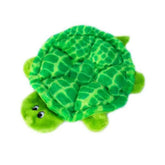 ZippyPaws - Squeakie Crawlers SlowPoke The Turtle - Flat With 7 Squeakers - Southern Agriculture 
