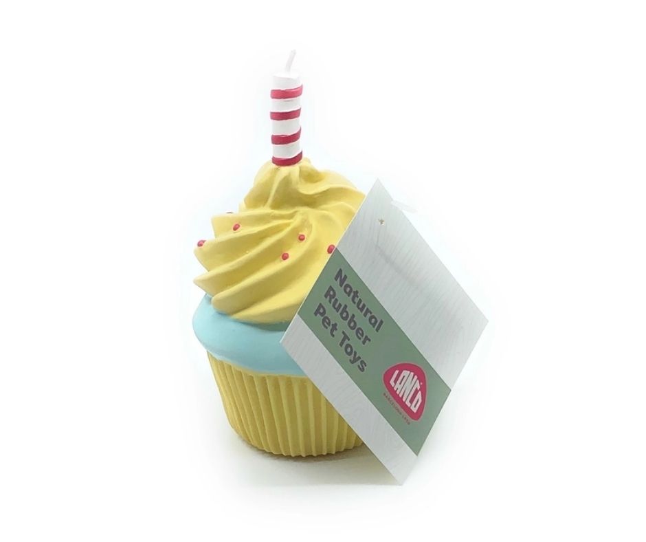 Lanco - Birthday Cupcake Squeaky. Dog Toy.-Southern Agriculture