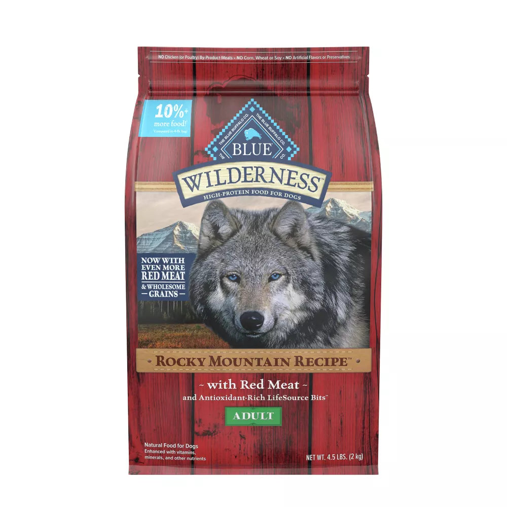 Blue Buffalo Wilderness Rocky Mountain - Adult Dog Red Meat Recipe Dry Dog Food - Southern Agriculture 
