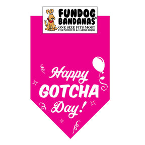 FunDog Bandanas - Dog Bandana Happy Gotcha Day! - Southern Agriculture 