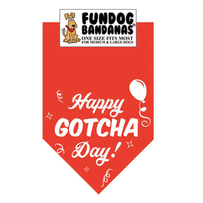 FunDog Bandanas - Dog Bandana Happy Gotcha Day! - Southern Agriculture 
