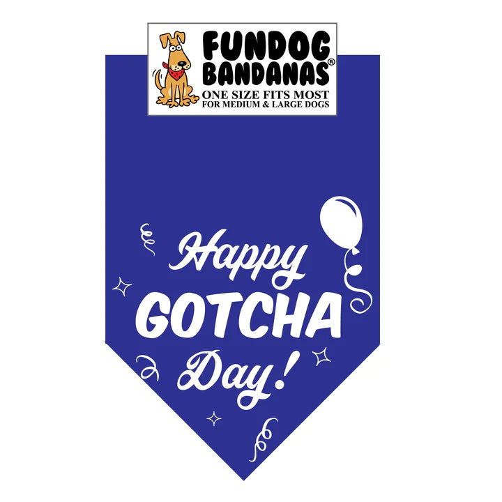 FunDog Bandanas - Dog Bandana Happy Gotcha Day! - Southern Agriculture 