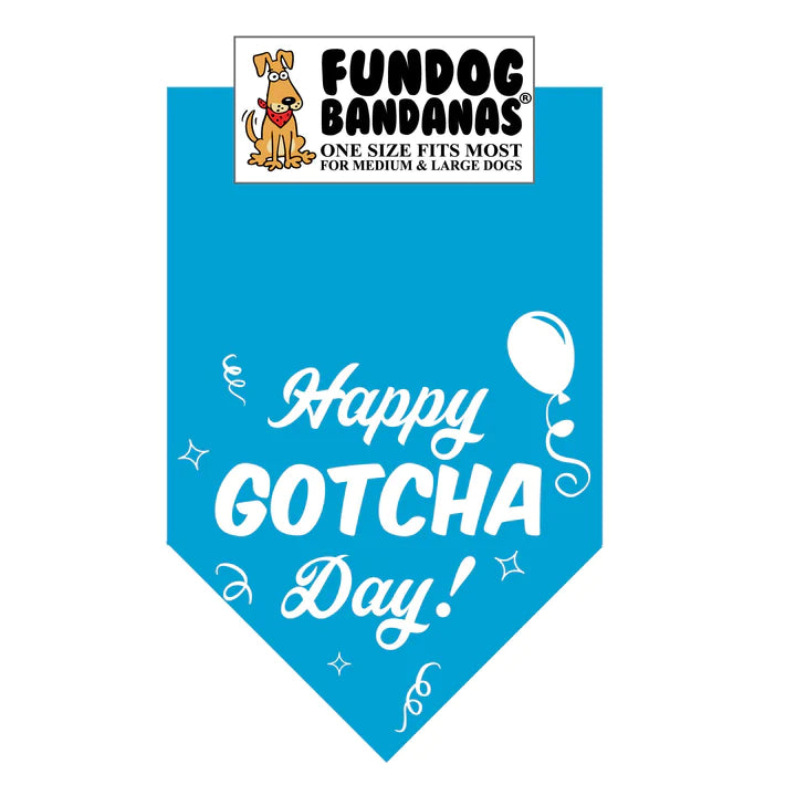 FunDog Bandanas - Dog Bandana Happy Gotcha Day! - Southern Agriculture 