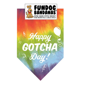FunDog Bandanas - Dog Bandana Happy Gotcha Day! - Southern Agriculture 