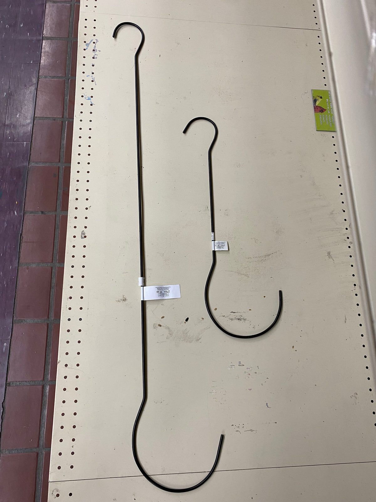 Panacea - S Hook with 3.5" and 7.5" Openings
