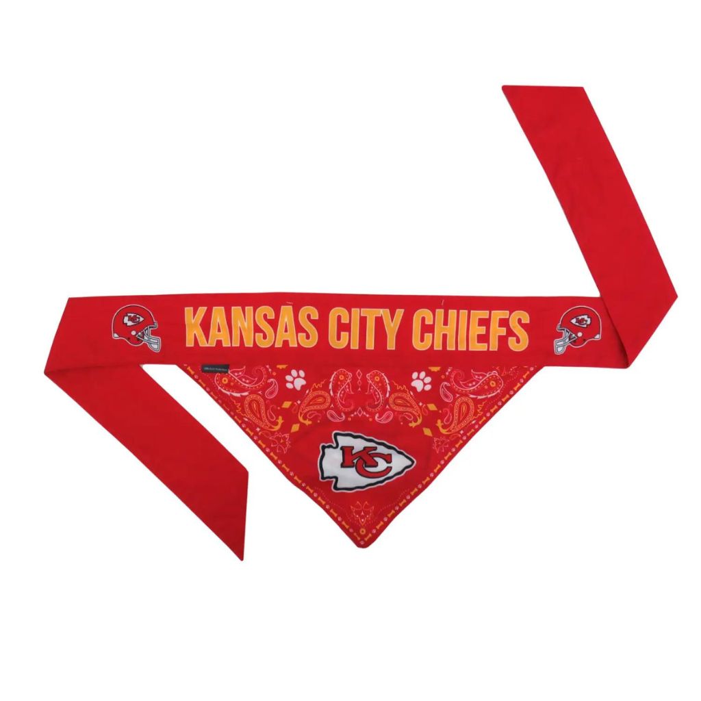 Little Earth Productions - KC Chiefs Reversible Bandana for Dogs & Cats