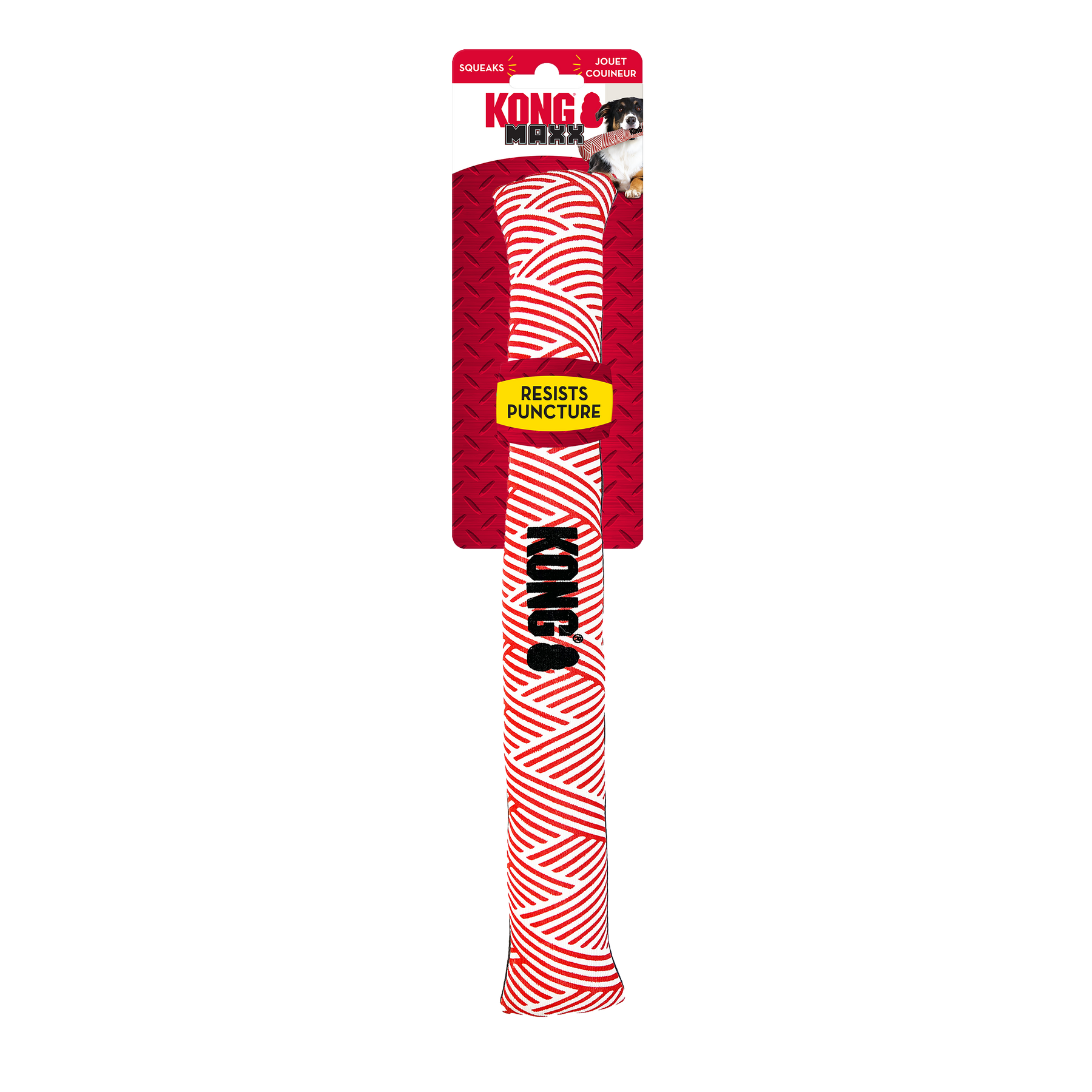 KONG - Maxx Stick With Squeaker -Flat Fabric Resists Puncture - Southern Agriculture 