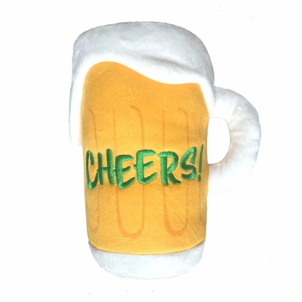 Huxley & Kent - Lulubelles Power Plush Cheers Mug Plush Dog Toy - Southern Agriculture 