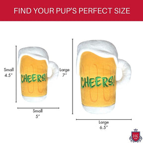 Huxley & Kent - Lulubelles Power Plush Cheers Mug Plush Dog Toy - Southern Agriculture 