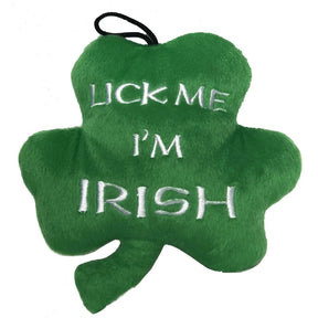 Huxley & Kent - Lulubelles Power Plush Lick Me Shamrock Plush Dog Toy - Southern Agriculture 