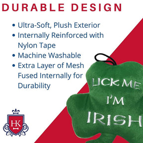 Huxley & Kent - Lulubelles Power Plush Lick Me Shamrock Plush Dog Toy - Southern Agriculture 